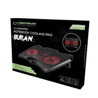 ESPERANZA ILLUMINATED GAMING NOTEBOOK COOLING PAD BURAN