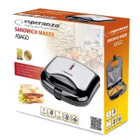 ESPERANZA SANDWICH MAKER 1000W ASIAGO – pilt 9