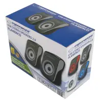 ESPERANZA USB STEREO SPEAKERS 2.0 FLAMENCO BLACK/GREY – pilt 3
