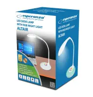 ESPERANZA LED DESK LAMP WITH RGB NIGHT LIGHT ALTAIR – pilt 4