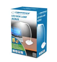 ESPERANZA DESK LAMP LED ACRUX WHITE – pilt 3