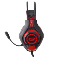 ESPERANZA GAMING HEADPHONE WITH MICROPHONE DEATHSRTIKE RED – pilt 3