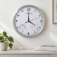 ESPERANZA WALL CLOCK WASHINGTON WHITE