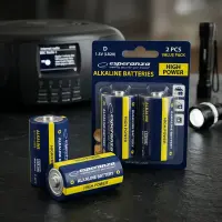 ESPERANZA ALALINE BATTERY D LR20 2PCS. BLISTER – pilt 4
