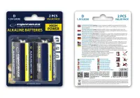 ESPERANZA ALALINE BATTERY D LR20 2PCS. BLISTER – pilt 7