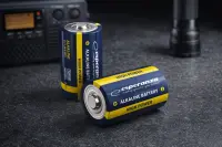 ESPERANZA ALALINE BATTERY D LR20 2PCS. BLISTER – pilt 8