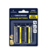 ESPERANZA ALKALINE BATTERIES C LR14 2PCS. BLISTER – pilt 3