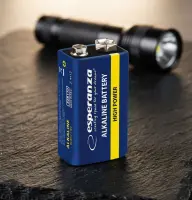 ESPERANZA ALKALINE BATTERY 6LR61 9V 1PCS. BLISTER – pilt 7
