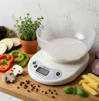 ESPERANZA KITCHEN SCALE WITH BOWL COCONUT