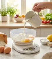 ESPERANZA KITCHEN SCALE WITH BOWL COCONUT – pilt 6