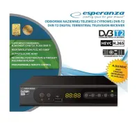 ESPERANZA DVB-T2 H.265/HEVC DIGITAL TERRESTRIAL TV RECEIVER EV106P – pilt 2