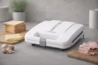 ESPERANZA SANDWICH MAKER 1000W PARMIGIANO WHITE – pilt 2