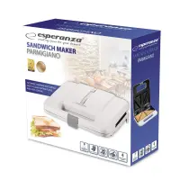 ESPERANZA SANDWICH MAKER 1000W PARMIGIANO WHITE – pilt 6