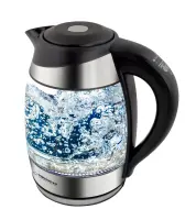 ESPERANZA ELECTRIC GLASS KETTLE WITH LED AND TEMPERATURE CONTROLER SEINE 1.8 L BLACK