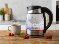 ESPERANZA ELECTRIC GLASS KETTLE WITH LED AND TEMPERATURE CONTROLER SEINE 1.8 L BLACK – pilt 2
