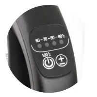 ESPERANZA ELECTRIC GLASS KETTLE WITH LED AND TEMPERATURE CONTROLER LOIRE 1.7 L BLACK