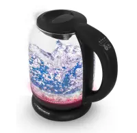 ESPERANZA ELECTRIC GLASS KETTLE WITH LED AND TEMPERATURE CONTROLER LOIRE 1.7 L BLACK