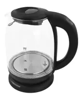 ESPERANZA ELECTRIC GLASS KETTLE WITH LED AND TEMPERATURE CONTROLER LOIRE 1.7 L BLACK – pilt 8
