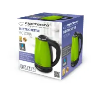 ESPERANZA ELECTRIC KETTLE VICTORIA 1.8 L GREEN – pilt 3