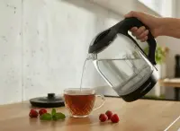 ESPERANZA ELECTRIC GLASS KETTLE WITH LED LIGHT YUKON 1.7 L BLACK – pilt 5