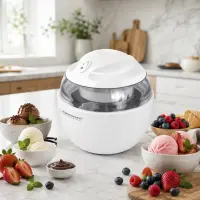 ESPERANZA ICE CREAM MAKER VANILLA WHITE – pilt 6