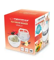 ESPERANZA ICE CREAM MAKER VANILLA WHITE – pilt 7