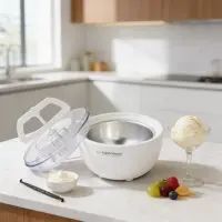 ESPERANZA ICE CREAM MAKER VANILLA WHITE – pilt 8