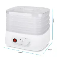 ESPERANZA FOOD DEHYDRATOR FOR MUSHROOMS, FRUITS, VEGETABLES, HERBS AND FLOWERS APPÉTISSANT – pilt 10