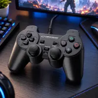 ESPERANZA GAMEPAD PS2/PS3/PC USB CORSAIR BLACK – pilt 5
