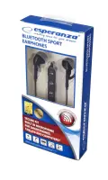 ESPERANZA BLUETOOTH SPORT EARPHONES BLACK – pilt 2