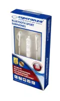 ESPERANZA BLUETOOTH SPORT EARPHONES WHITE