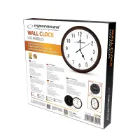 ESPERANZA WALL CLOCK LOS ANGELES WHITE – pilt 2