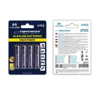 ESPERANZA ALKALINE BATTERIES AA 4PCS. BLISTER – pilt 7