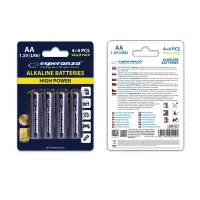 ESPERANZA ALKALINE BATTERIES AA 8PCS. BLISTER – pilt 8