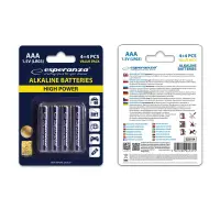 ESPERANZA ALKALINE BATTERIES AAA 8PCS. BLISTER – pilt 5