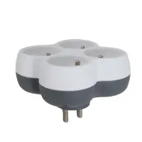 ESPERANZA ELEC. SOCKET SPLITTER 4 SOCKET WHITE/GREY – pilt 3