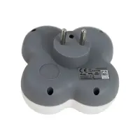 ESPERANZA ELEC. SOCKET SPLITTER 4 SOCKET WHITE/GREY – pilt 6