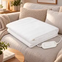 ESPERANZA HEATING BLANKET WHITE SATIN – pilt 5