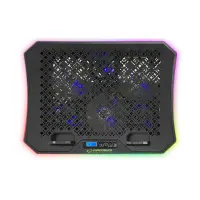 ESPERANZA RGB ILLUMINATED GAMING NOTEBOOK COOLING PAD WITH MOBILE PHONE STAND GALERNE – pilt 3