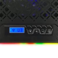 ESPERANZA RGB ILLUMINATED GAMING NOTEBOOK COOLING PAD WITH MOBILE PHONE STAND GALERNE – pilt 5