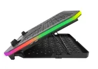 ESPERANZA RGB ILLUMINATED GAMING NOTEBOOK COOLING PAD WITH MOBILE PHONE STAND GALERNE – pilt 8