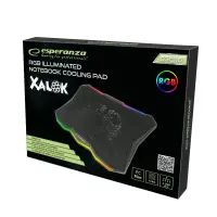ESPERANZA RGB ILLUMINATED GAMING NOTEBOOK COOLING PAD XALOK