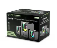 ESPERANZA USB SPEAKERS 2.1 LED RAINBOW SOPRANO – pilt 2