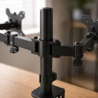 ESPERANZA DESK HOLDER FOR 2 COMPUTER MONITORS 10"-27" SYLEN – pilt 5