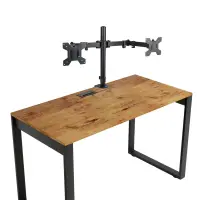 ESPERANZA DESK HOLDER FOR 2 COMPUTER MONITORS 10"-27" SYLEN – pilt 4