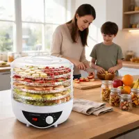 ESPERANZA FOOD DEHYDRATOR FOR MUSHROOMS, FRUITS, VEGETABLES, HERBS AND FLOWERS CHANTERELLES – pilt 5