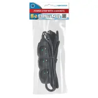 ESPERANZA POWER STRIP 3 SOCKETS 1.5M BLACK