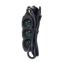 ESPERANZA POWER STRIP 3 SOCKETS 1.5M BLACK – pilt 6