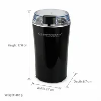 ESPERANZA COFFEE GRINDER RISTRETTO BLACK