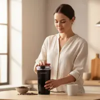 ESPERANZA COFFEE GRINDER RISTRETTO BLACK – pilt 7